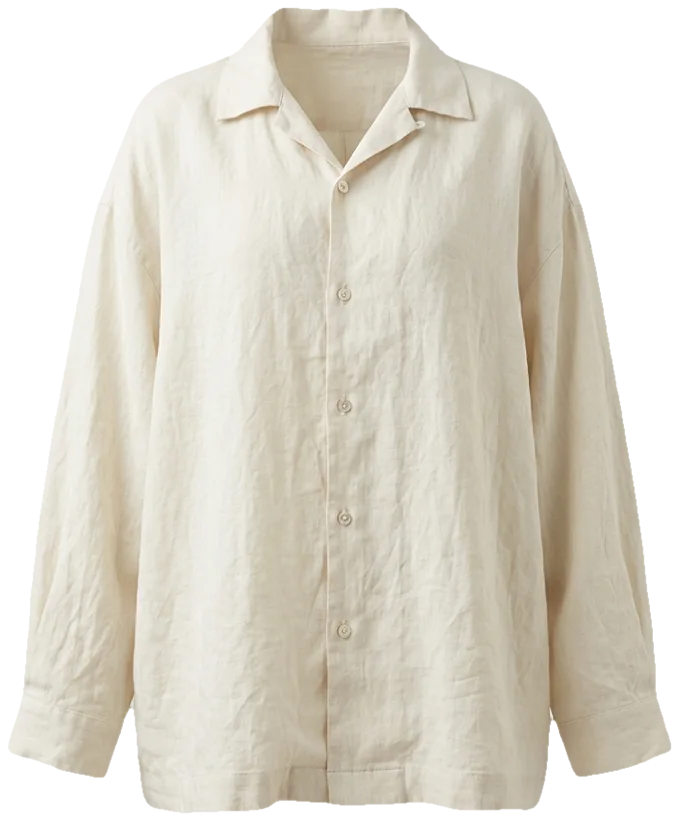 Ecru linen shirt