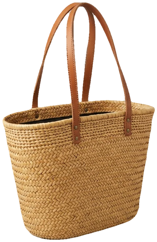 Straw market tote